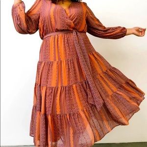 Baltic Born Ryker Tiered Plus Size Dress | Size 3X